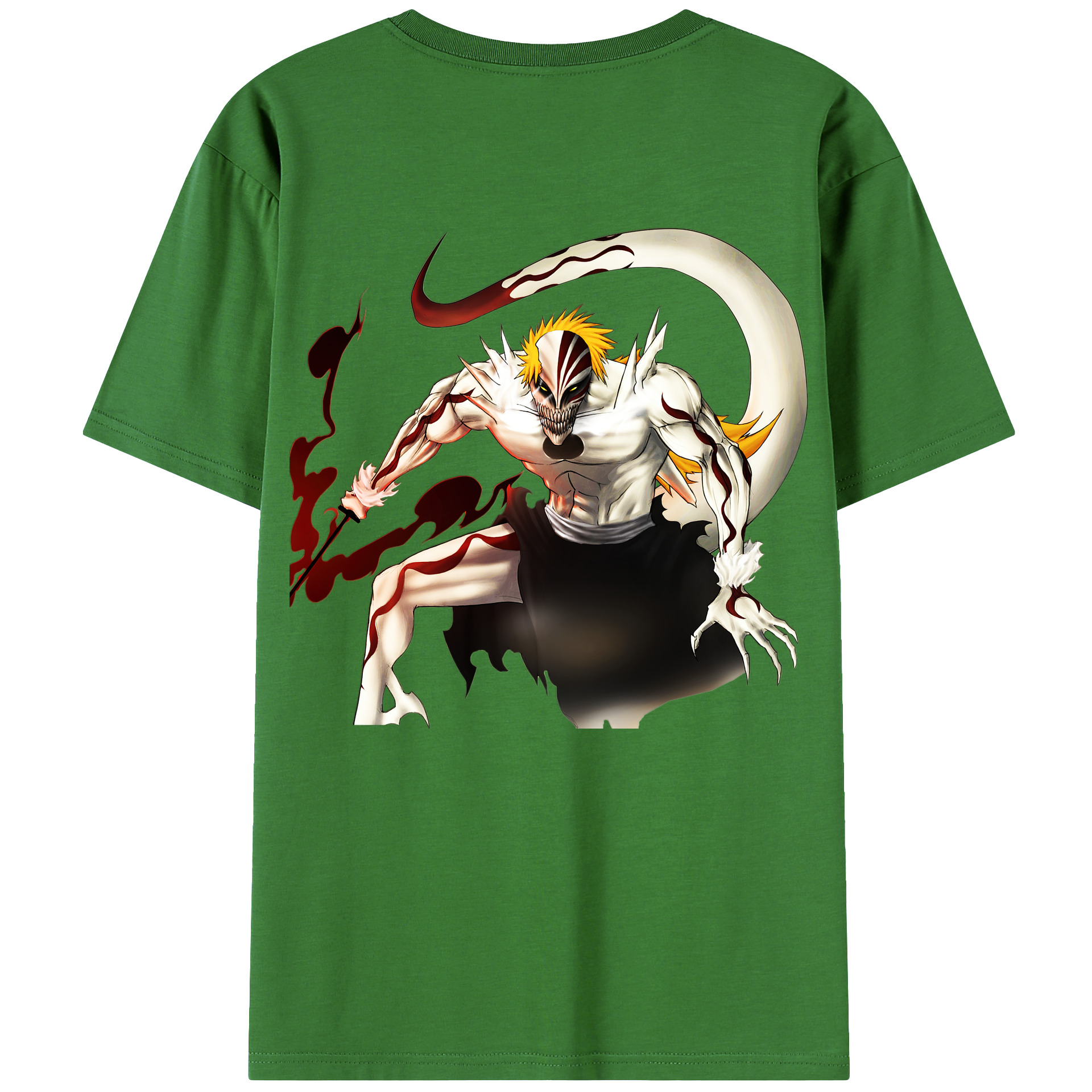 （画像用） ブリーチ 黒崎一護（くろさき いちご）BLEACH Kurosaki Ichigo レディース半袖Tシャツ(バックプリント)